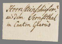 L 01678
<br/>
Label met opschrift
<br/>
<em>Escher von der Linth, Johannes Conrad (1767-1823)</em>